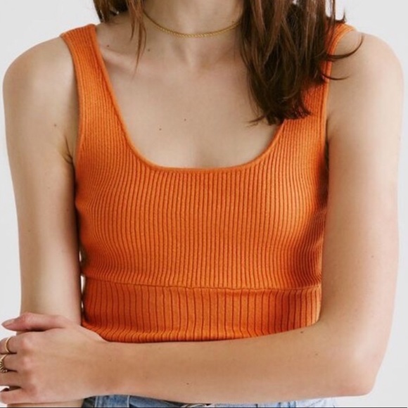 PacSun Tops - Kendall and Kylie Orange Crop Top